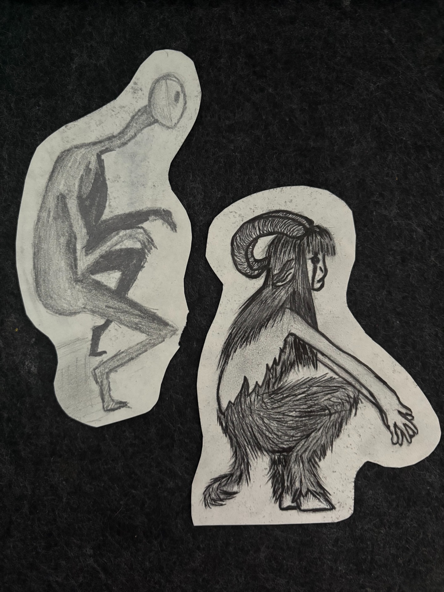 Desenho criativo surrealismo mão livre